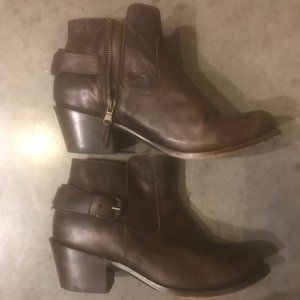 Durable Leather J. B. Dillon Ankle Boots
